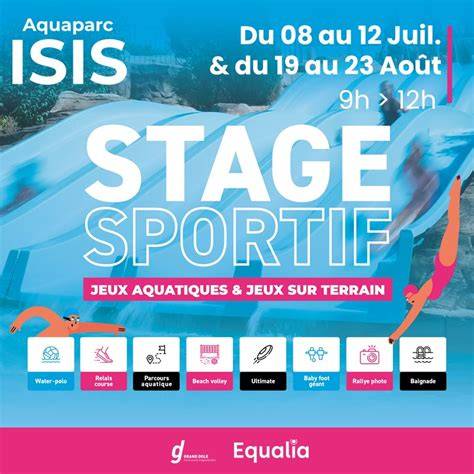 Vue aérienne de l’Aquaparc Isis à Dole
