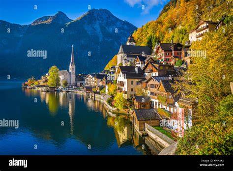 Hallstatt au bord du lac Hallstättersee