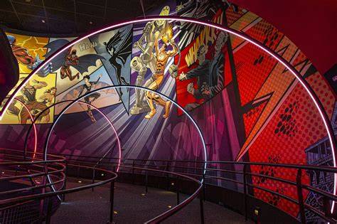Parcours Étincelle musée super-héros français