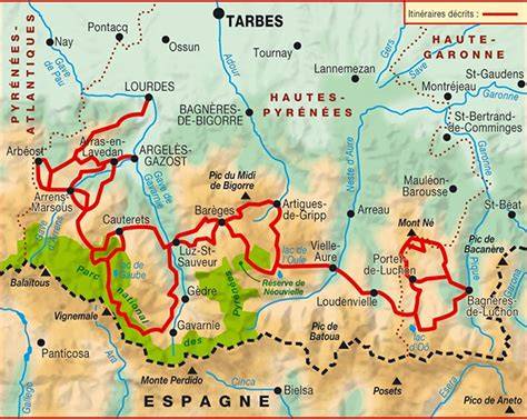 sentier de randonnée dans les Pyrénées