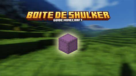 Boîte de Shulker colorée dans Minecraft