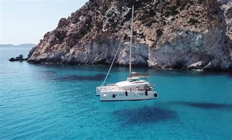Catamaran privé dans les Cyclades