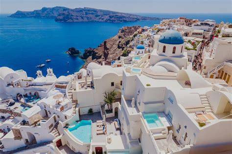 Maisons blanches de Santorin