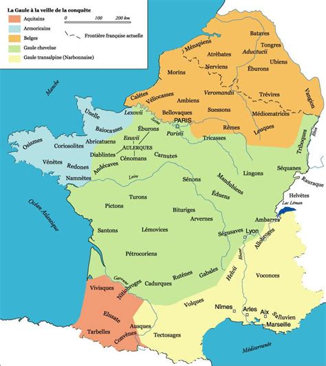 Carte de la Gaule d’Astérix