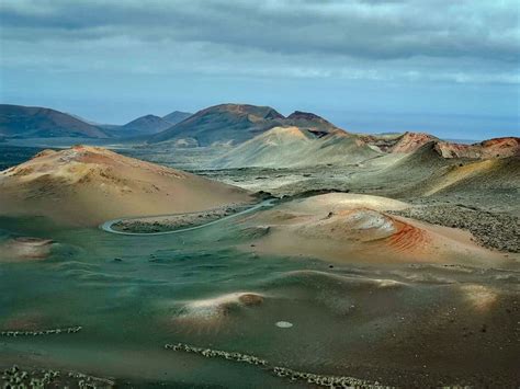 Parc national de Timanfaya volcans rouges