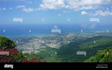 Vue aérienne de Puerto Plata et côte Atlantique