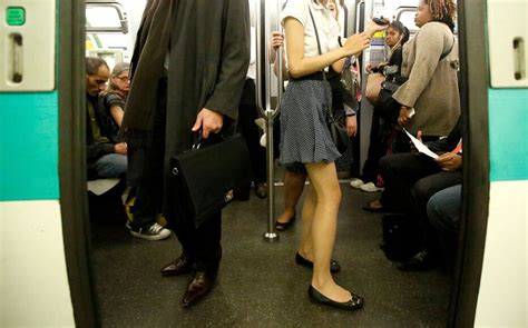 Jeanne et Olivier dans le métro