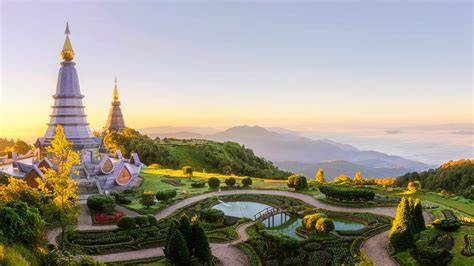 Panorama des crêtes de Chiang Mai