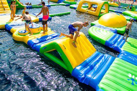Structures gonflables du Splash Game