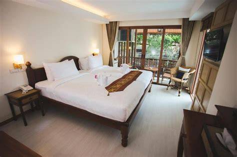 Chambre moderne auberge Chiang Mai
