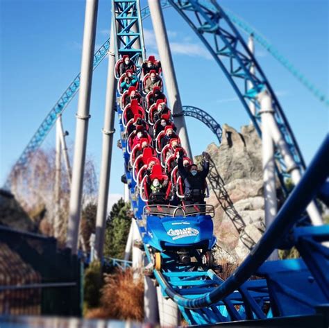 Schéma des quatre inversions Blue Fire