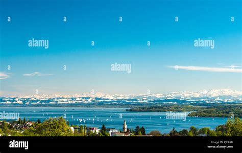Vue panoramique du lac de Constance