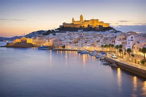 Vieille ville d’Ibiza et port