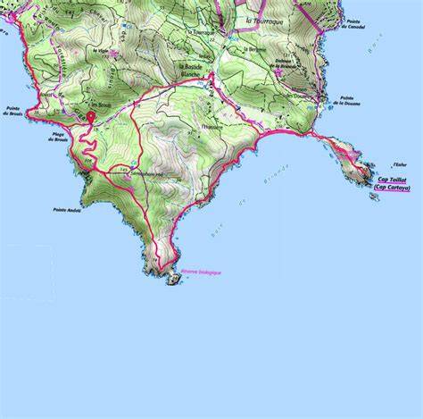Sentier côtier du cap Lardier