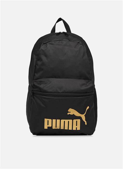puma phase backpack noir porté au quotidien