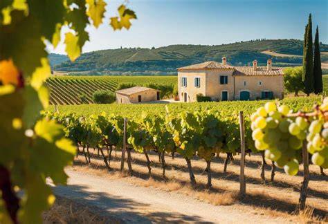 Vignobles de Provence près de Saint-Tropez