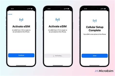 Activation eSIM Claro sur smartphone
