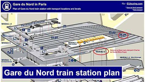 Carte Montmartre Gare du Nord Paris
