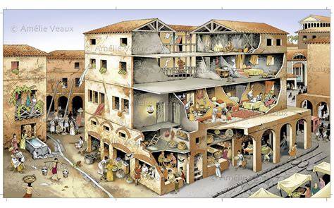 Insulae romaines architecture antique