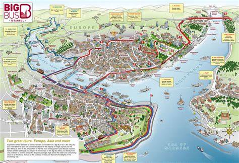 Plan d’accès à Istanbul centre