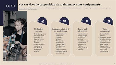 Services et équipements de l’hôtel