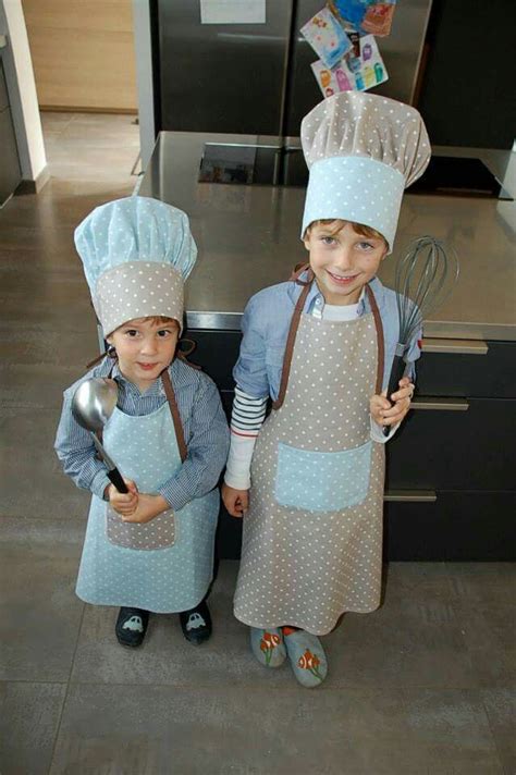 Tablier et toque Rémy enfant