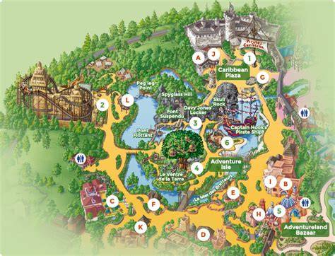 Colonel Hathi Adventureland plan Disneyland Paris