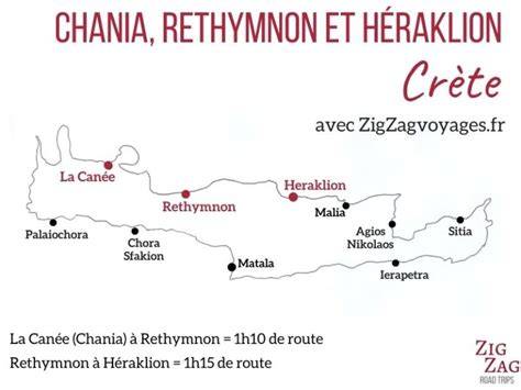 Carte Georgioupolis La Canée Réthymnon