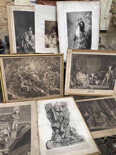 Gravures anciennes classées par catégories