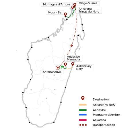 Carte accès Bekopaka depuis Morondava