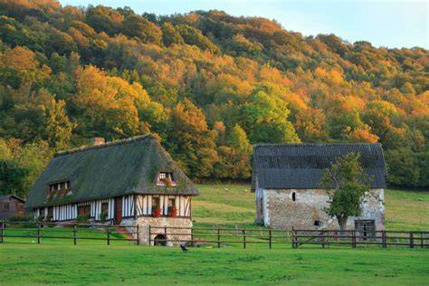 Paysages normands entre mer et verdure