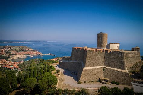 Vue sur Collioure et le Fort Saint Elme
