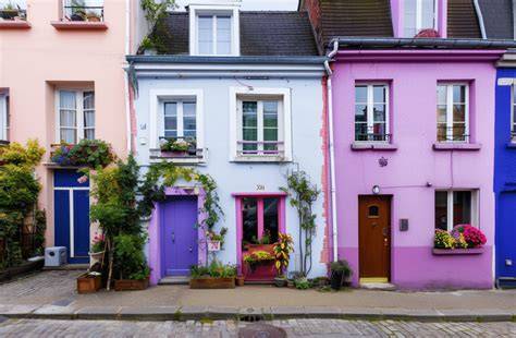Maisons colorées de Saint-Pierre
