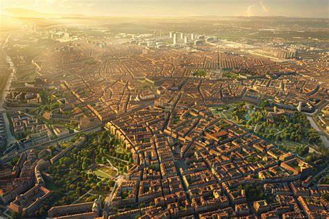 Panorama urbain de Saint-Étienne