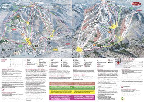 Carte des pistes de Mont Tremblant