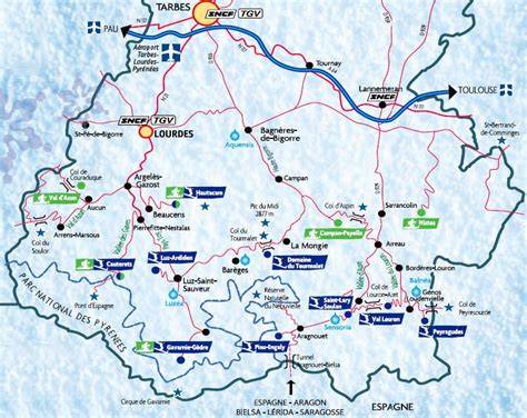 Carte des stations de ski du Queyras