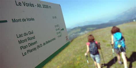 Itinéraires skiables du Mont du Vorès