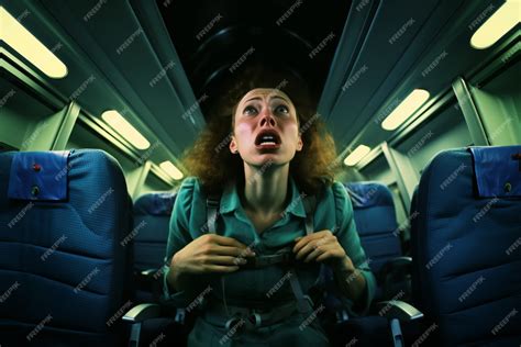 Passager anxieux dans un avion