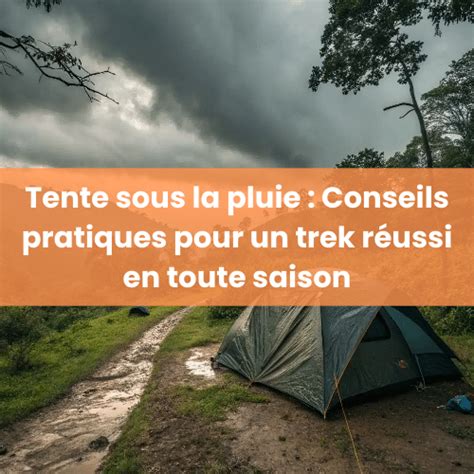 test étanchéité tente pluie tropicale