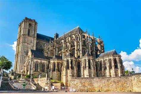 Cathédrale Saint-Julien du Mans façade médiévale