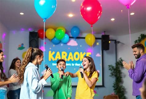 Anniversaire karaoké pour enfants à l’hôtel