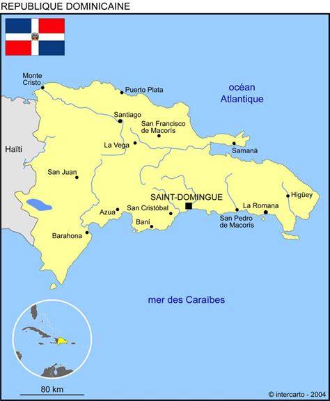 Image satellite de Saint-Domingue et littoral caraïbe
