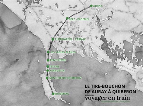 Train Tire-Bouchon entre Auray et Quiberon