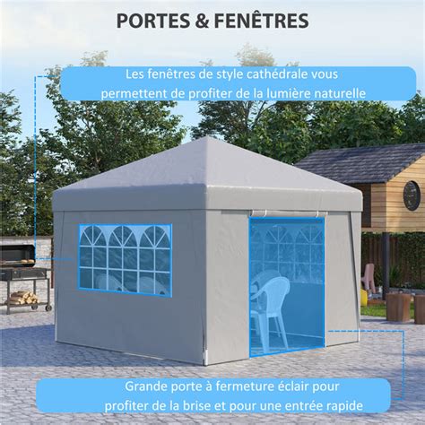 barnum avec fenêtres réception extérieure