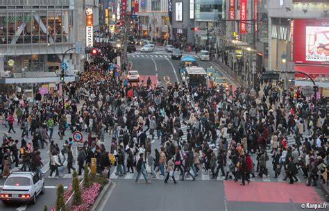 Carrefour piéton de Shibuya à Tokyo