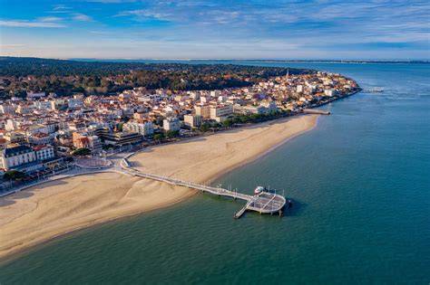 Plage centrale d’Arcachon et jetée