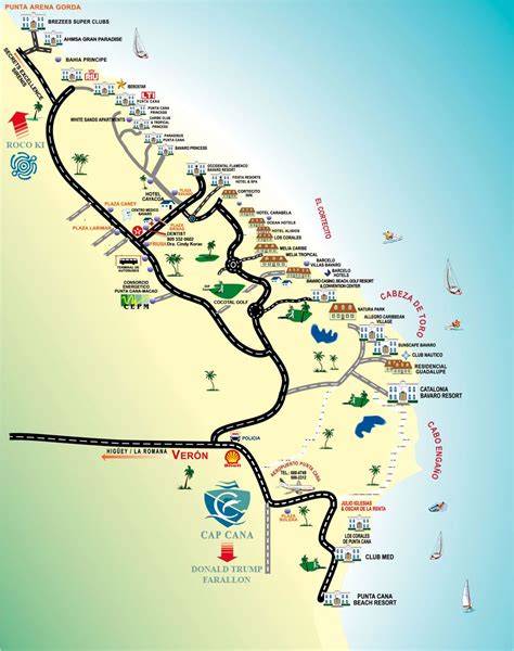 carte Costa del Coco Punta Cana