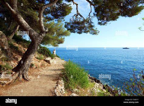 Sentier littoral Cap Martin passerelle voie ferrée