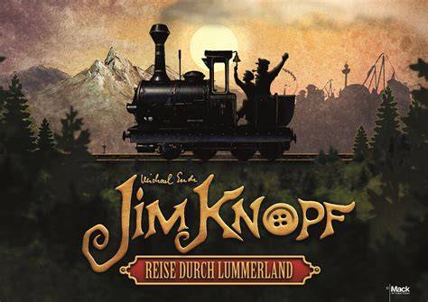 Jim Bouton et locomotive Emma à Europa-Park