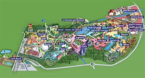 Plan du quartier allemand d’Europa-Park